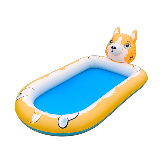 Children's outdoor pool fountain inflatable toys