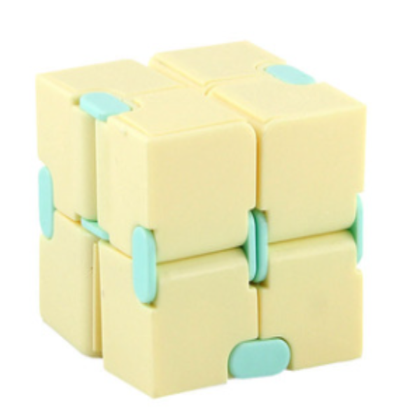 Plastic cube decompression toy