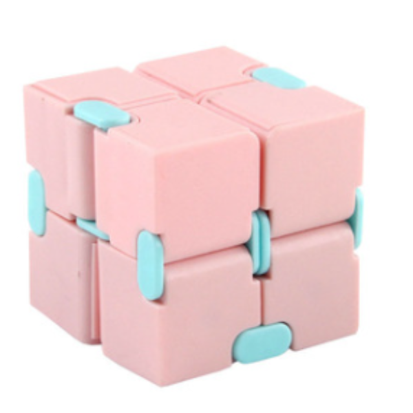 Plastic cube decompression toy