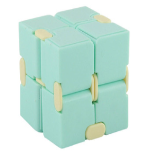 Plastic cube decompression toy