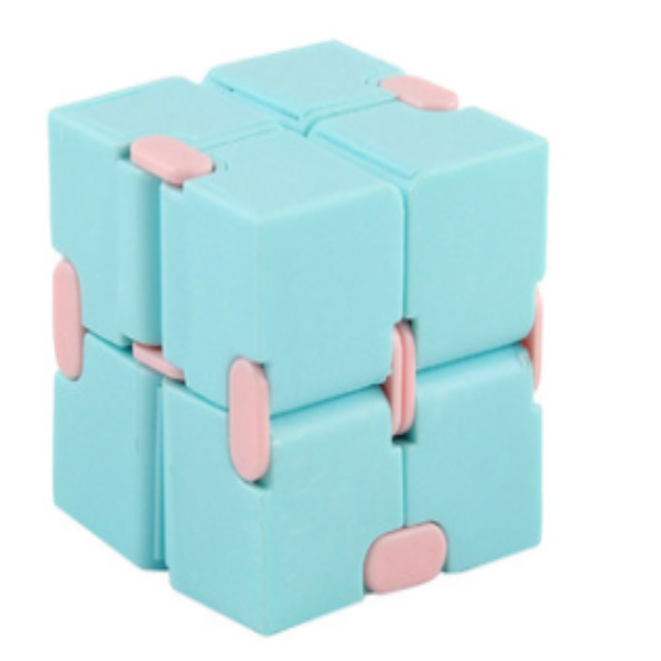 Plastic cube decompression toy