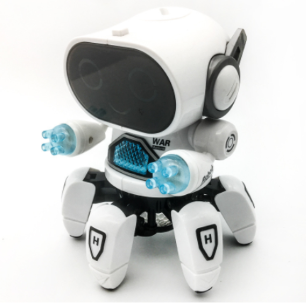 Hexapod robot light music toy