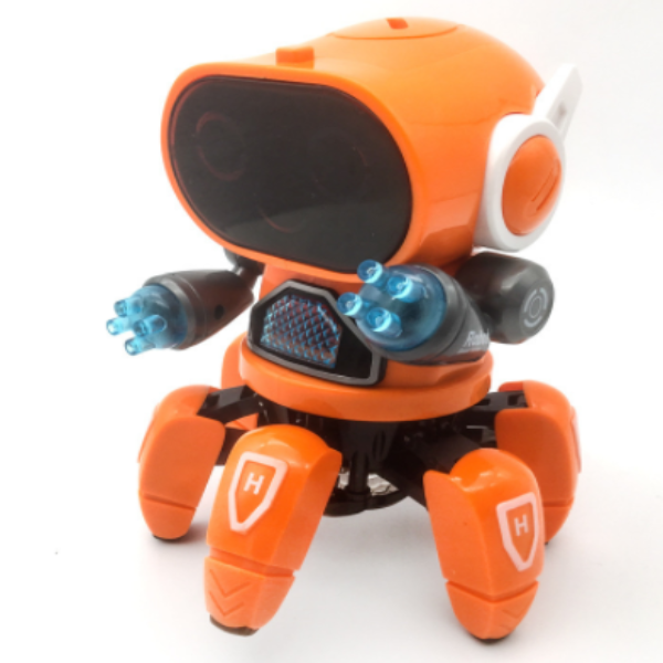 Hexapod robot light music toy