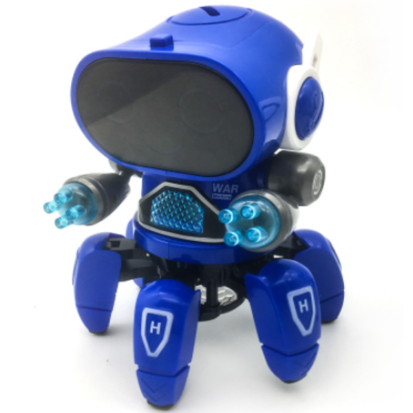 Hexapod robot light music toy