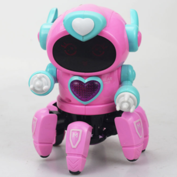 Hexapod robot light music toy