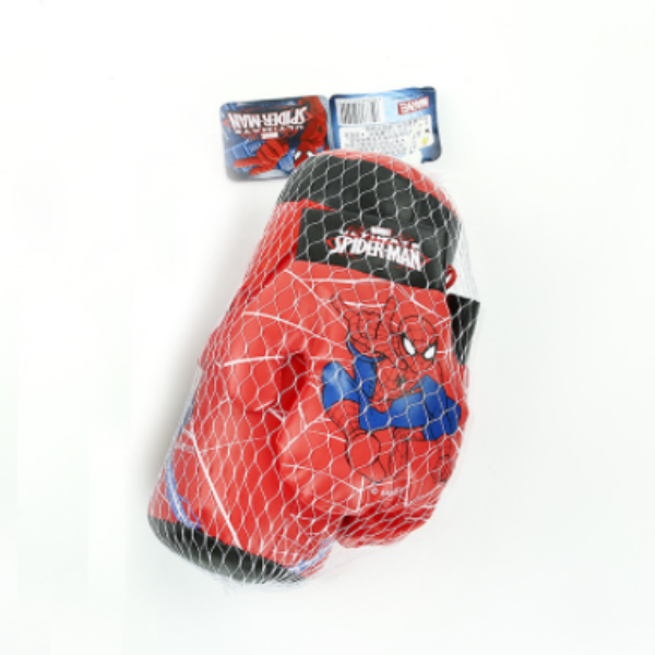 Spiderman mini boxing gloves toy