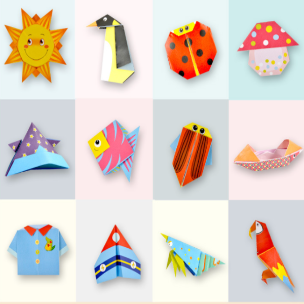 Color Picture Three-Dimensional Toy Origami