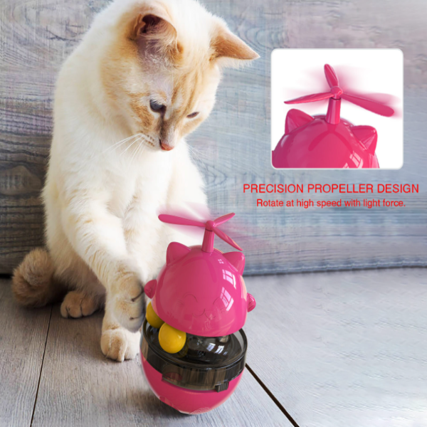 Cat Turntable Tumbler Swinging Self-heeling Cat Stick