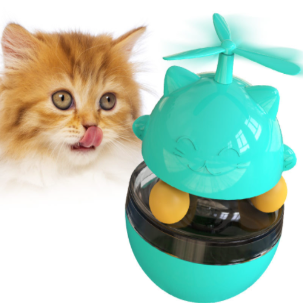 Cat Turntable Tumbler Swinging Self-heeling Cat Stick