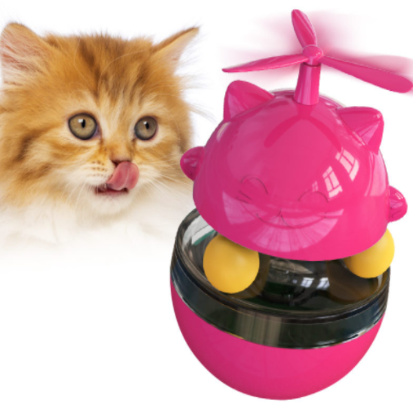 Cat Turntable Tumbler Swinging Self-heeling Cat Stick