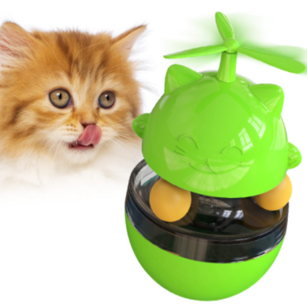 Cat Turntable Tumbler Swinging Self-heeling Cat Stick