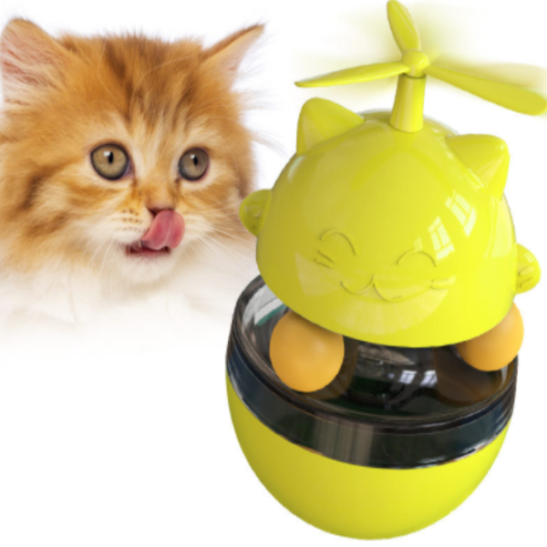 Cat Turntable Tumbler Swinging Self-heeling Cat Stick