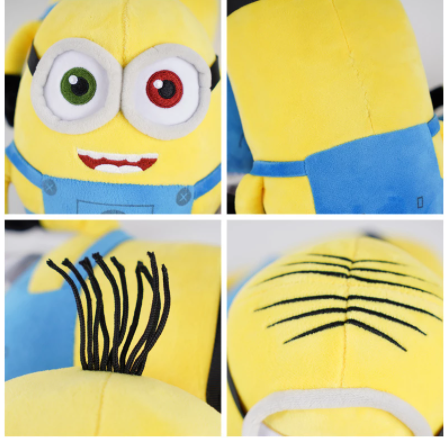 Little yellow man plush toy