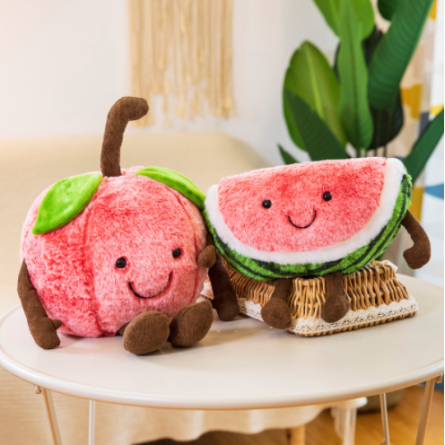 Watermelon cherry plush toy