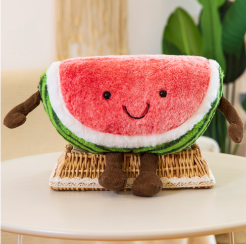 Watermelon cherry plush toy