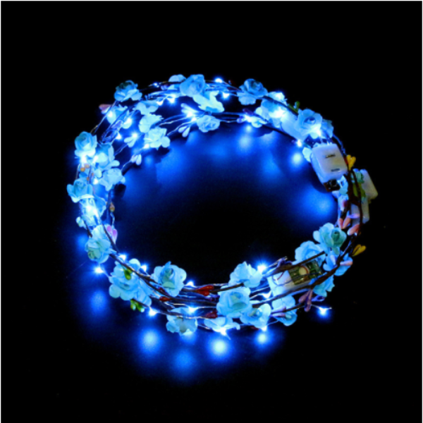 Colorful Rattan Luminous Headgear