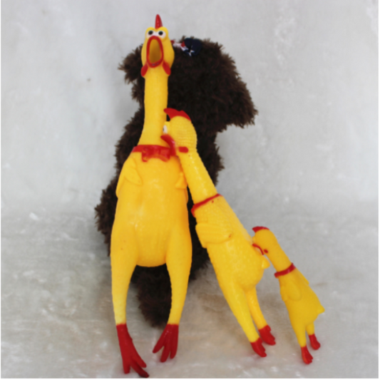 Screaming chicken vocal toy