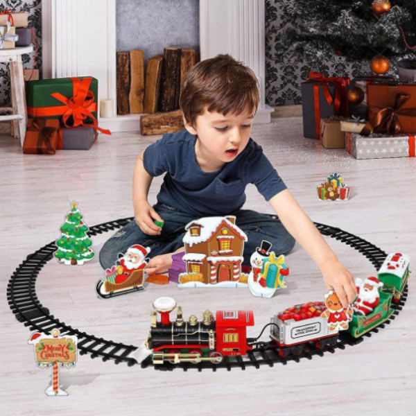 Electric Christmas Train Can Hang Christmas Trees