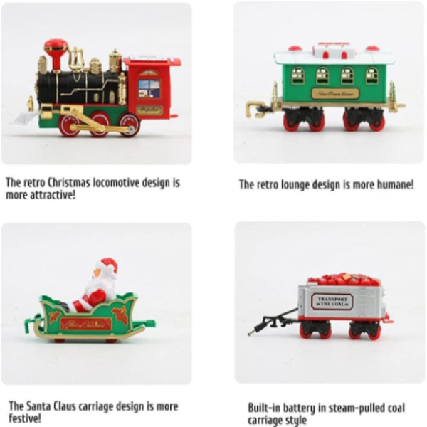 Electric Christmas Train Can Hang Christmas Trees