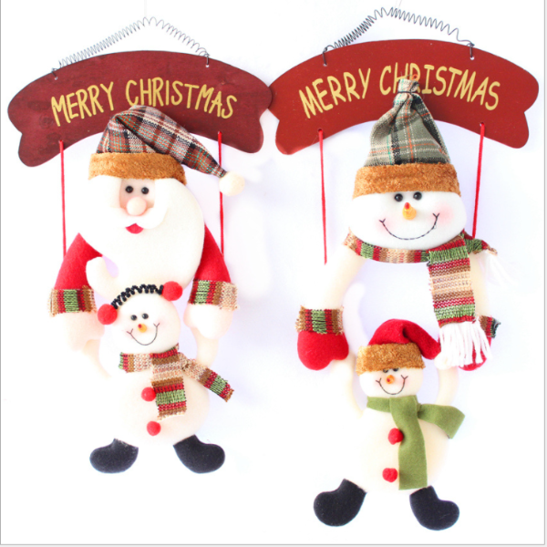 Santa Claus cloth pendant