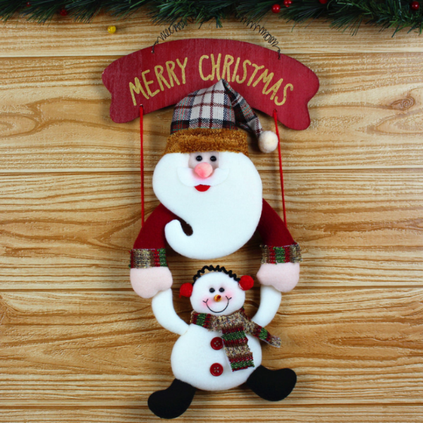 Santa Claus cloth pendant