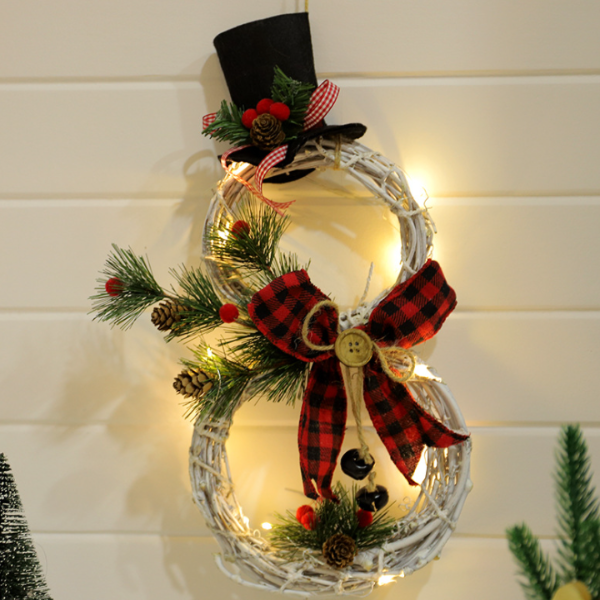 Christmas Wreath Pendant LED Lights