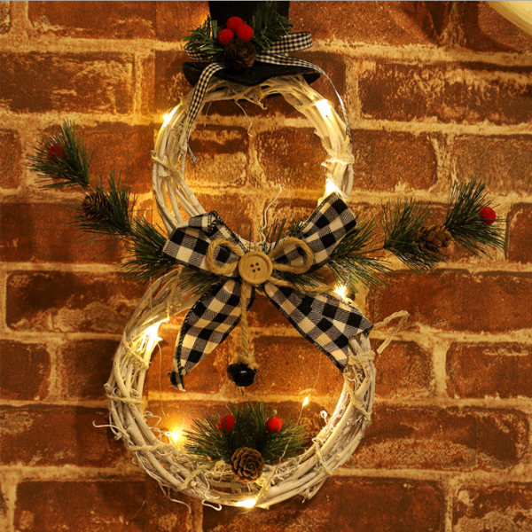 Christmas Wreath Pendant LED Lights