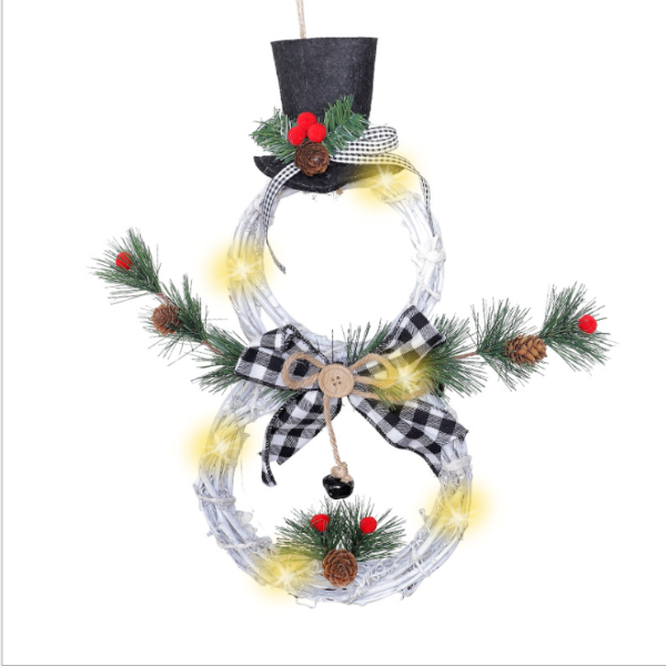 Christmas Wreath Pendant LED Lights