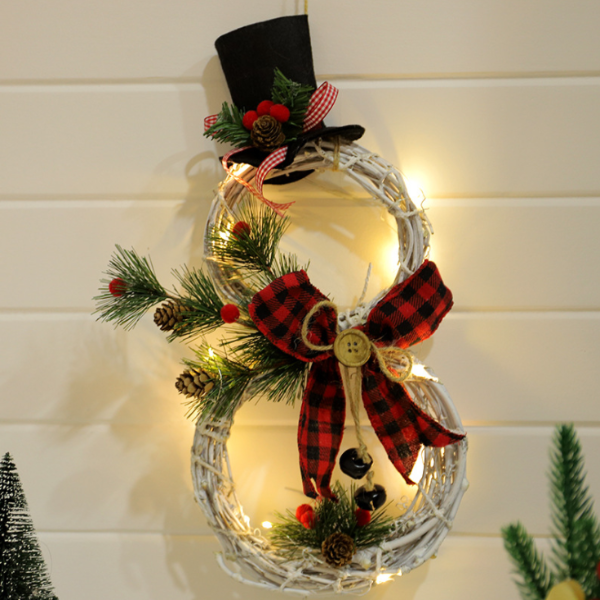 Christmas Wreath Pendant LED Lights