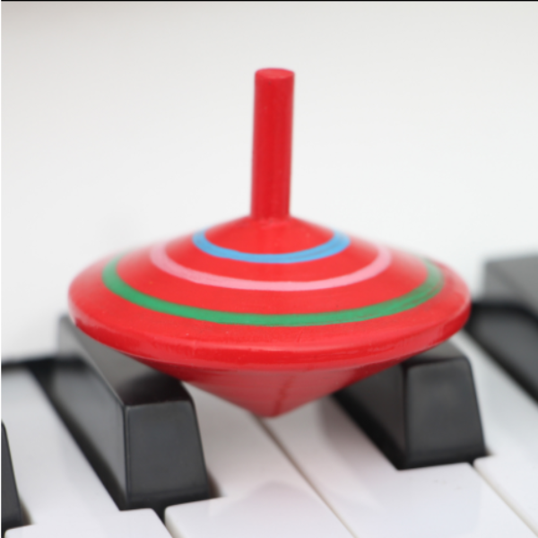 Wooden colorful finger spinning top  24.99/10piece