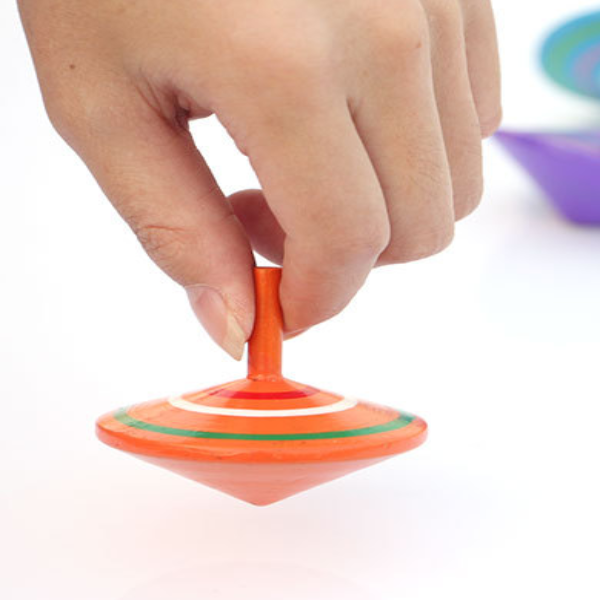 Wooden colorful finger spinning top  24.99/10piece