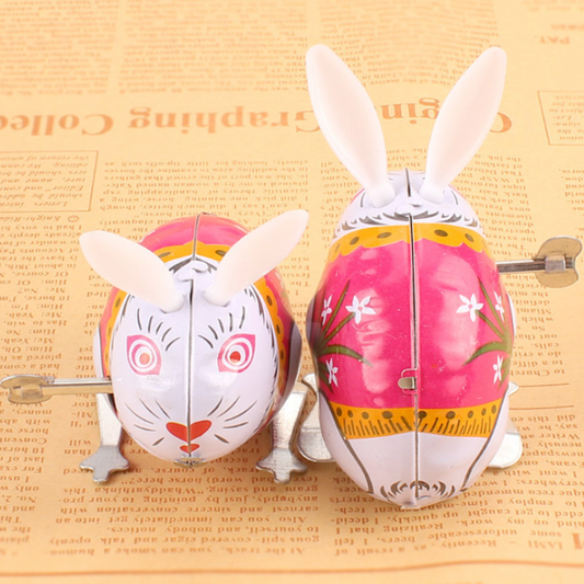 Clockwork Tiny Jumping Rabbit Toy