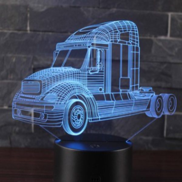 3d Touch Remote Control Plug-in Led Colorful Table Lamp