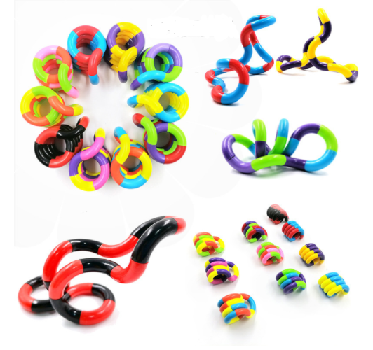 Variety twisted rope decompression toy