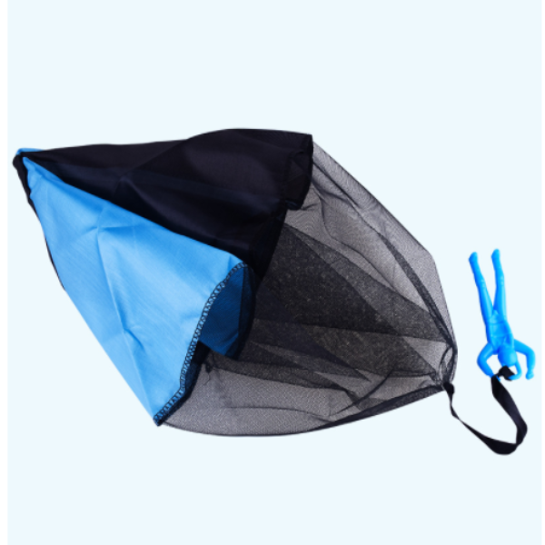 Hand throw parachute toy