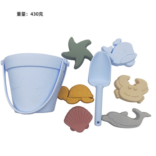 Silicone beach toy animal model