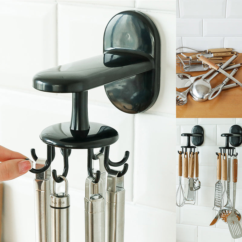 360-Degree Rotating Multi-function Kitchen Tool Hanger