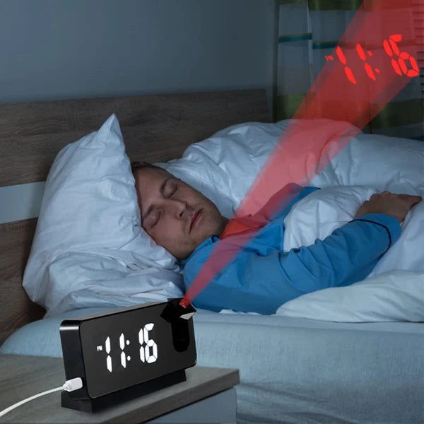 Projection alarm clock