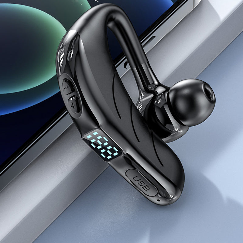 Ear-hanging  Bluetooth Headset-Digital Display