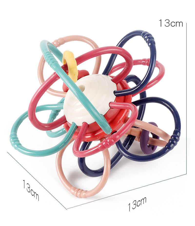 Pull silicone teething baby sensory toy