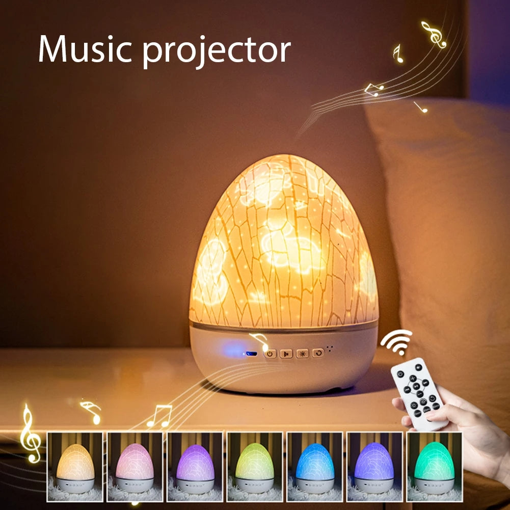 Music player LED night light