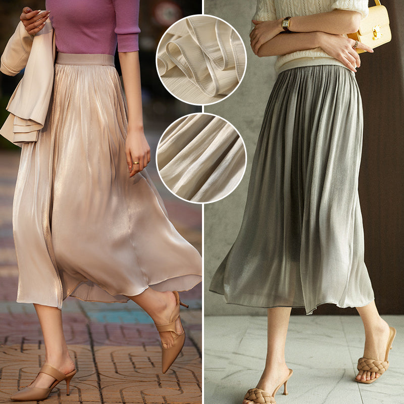 Elegant Pearlescent Skirt