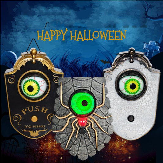 Halloween One Eyed Doorbell Haunted Decoration