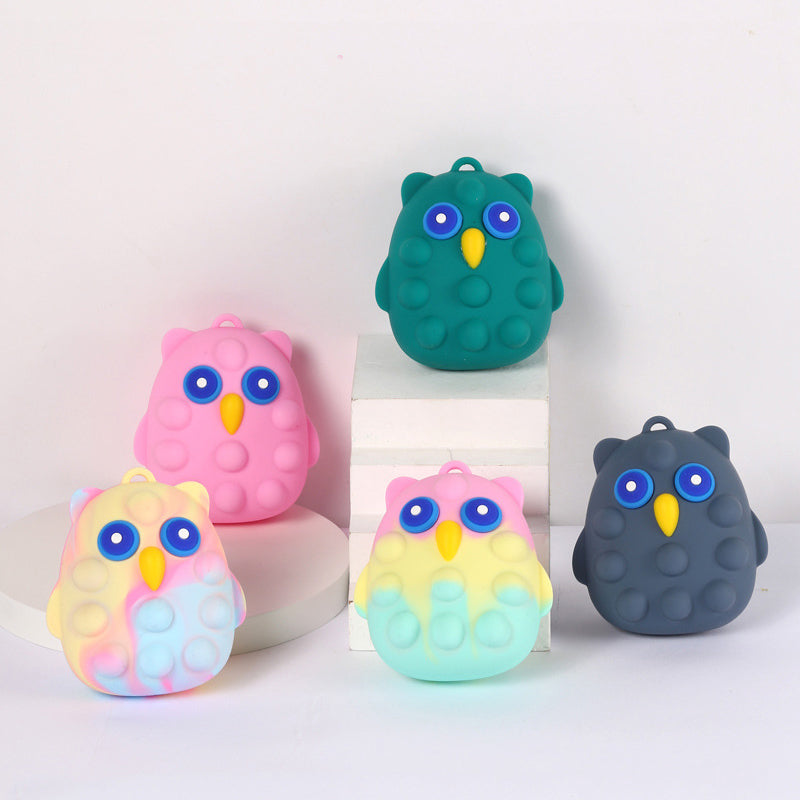 Owl silicone decompression toy