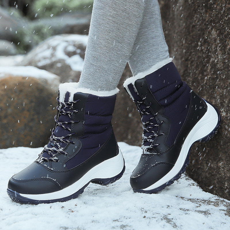 Snow plush warm waterproof boots