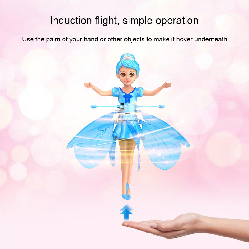 Gesture sensing floating flying toy