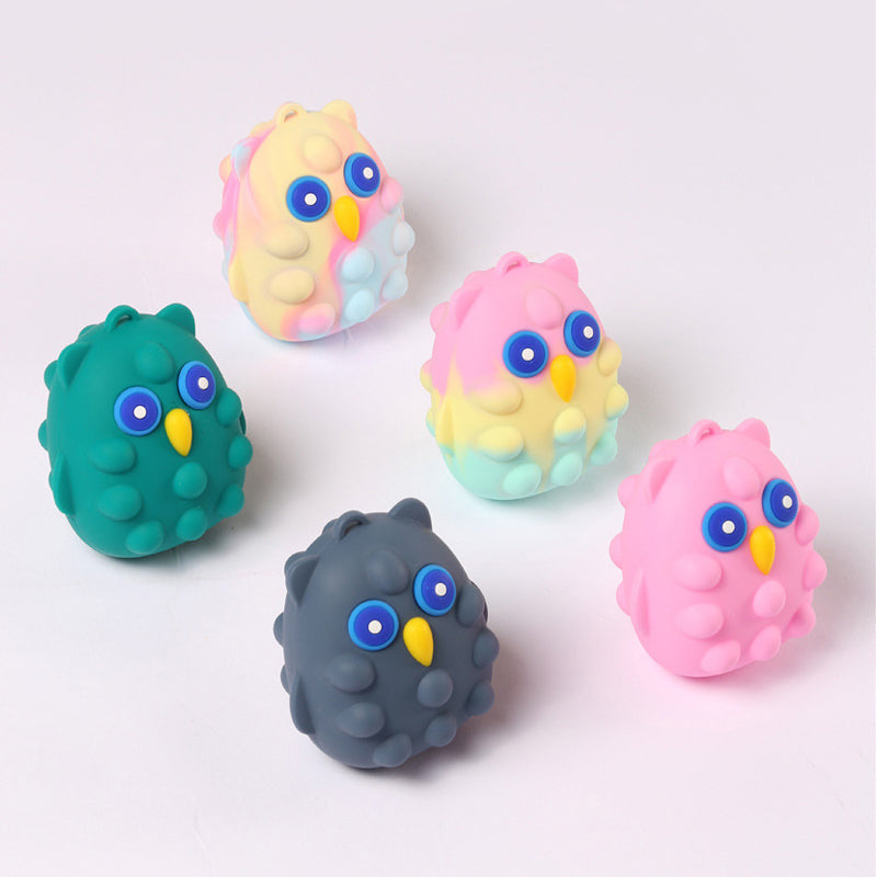 Owl silicone decompression toy