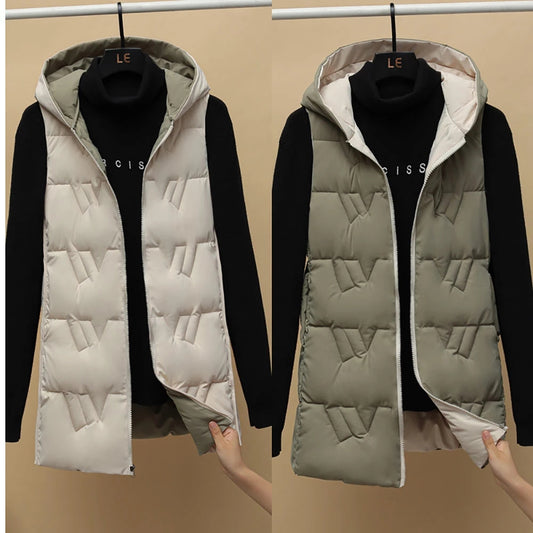 Double sided warm cotton vest