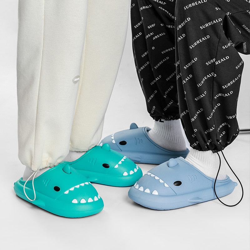 Shark warm slippers