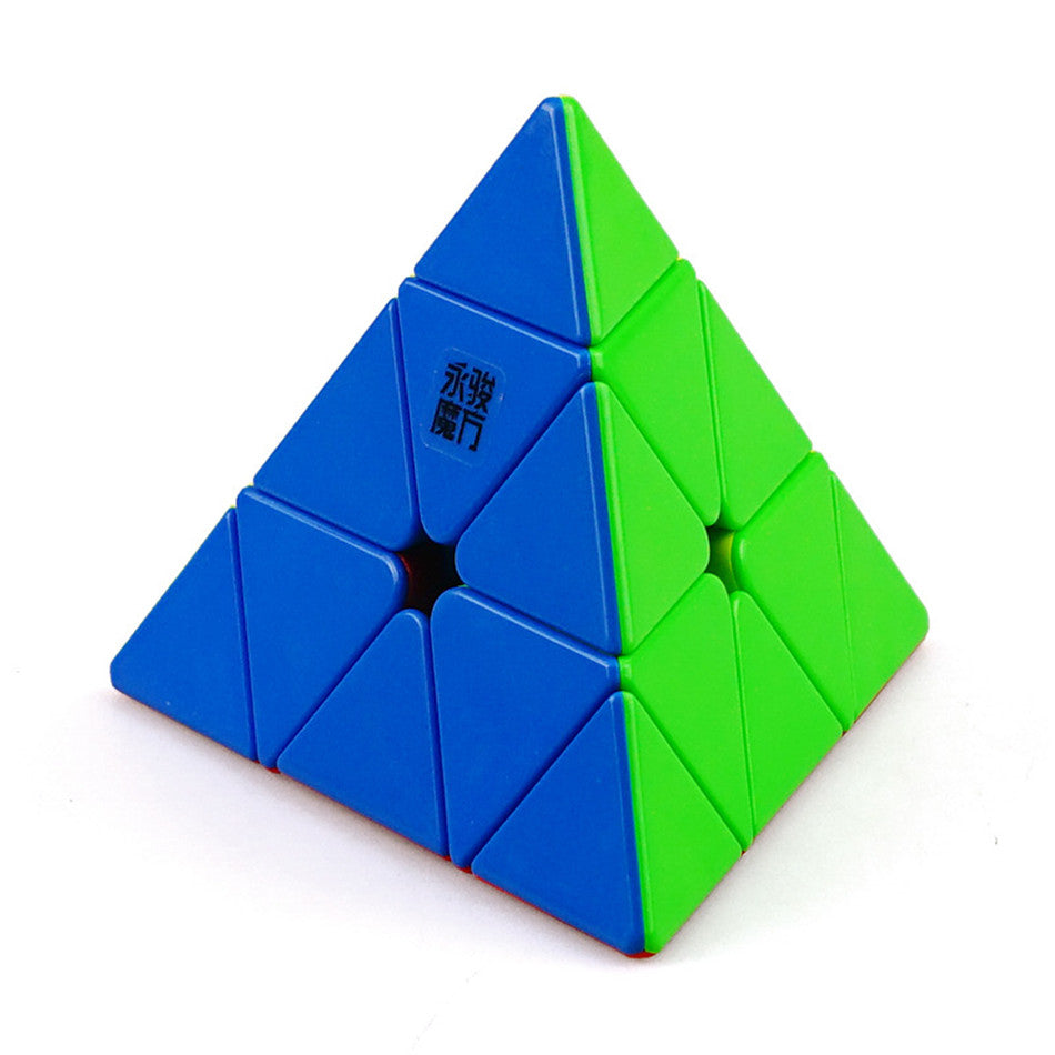 Magic pyramid cube magnet toy